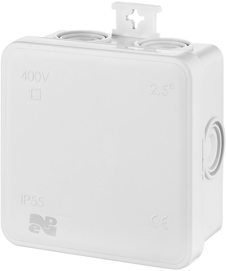 Elektro-Plast Puszka n/t hermetyczna E7 75x75x39mm IP55 szary (0296-00)