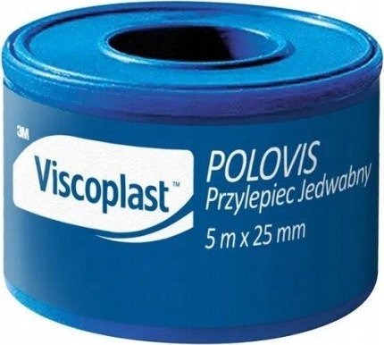 Sila Viscoplast plaster na rolce jedwabny 5m x 25 mm
