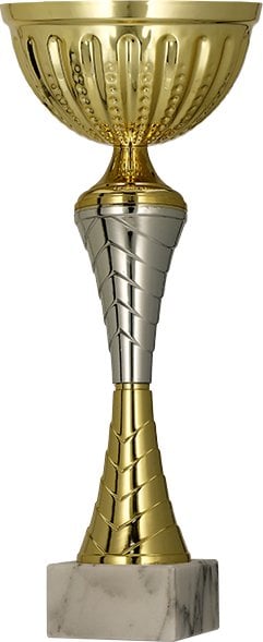 Victoria Sport Puchar metalowy złoto - srebrny