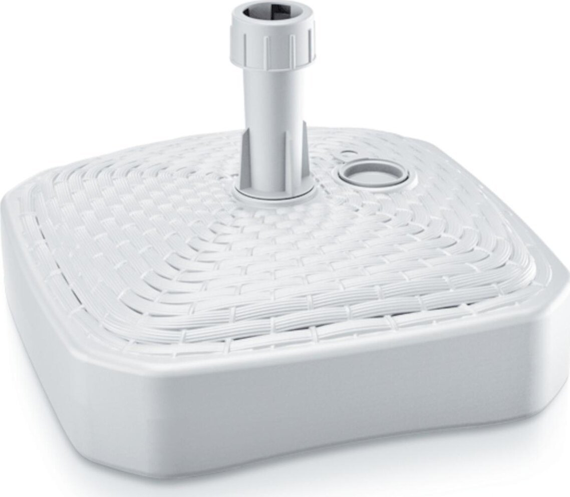 Prosperplast Podstawa do parasola ogrodowego kwadratowa biała