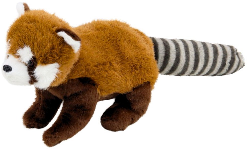 LeanToys Pluszowa Maskotka Przytulanka Panda Czerwona 45cm