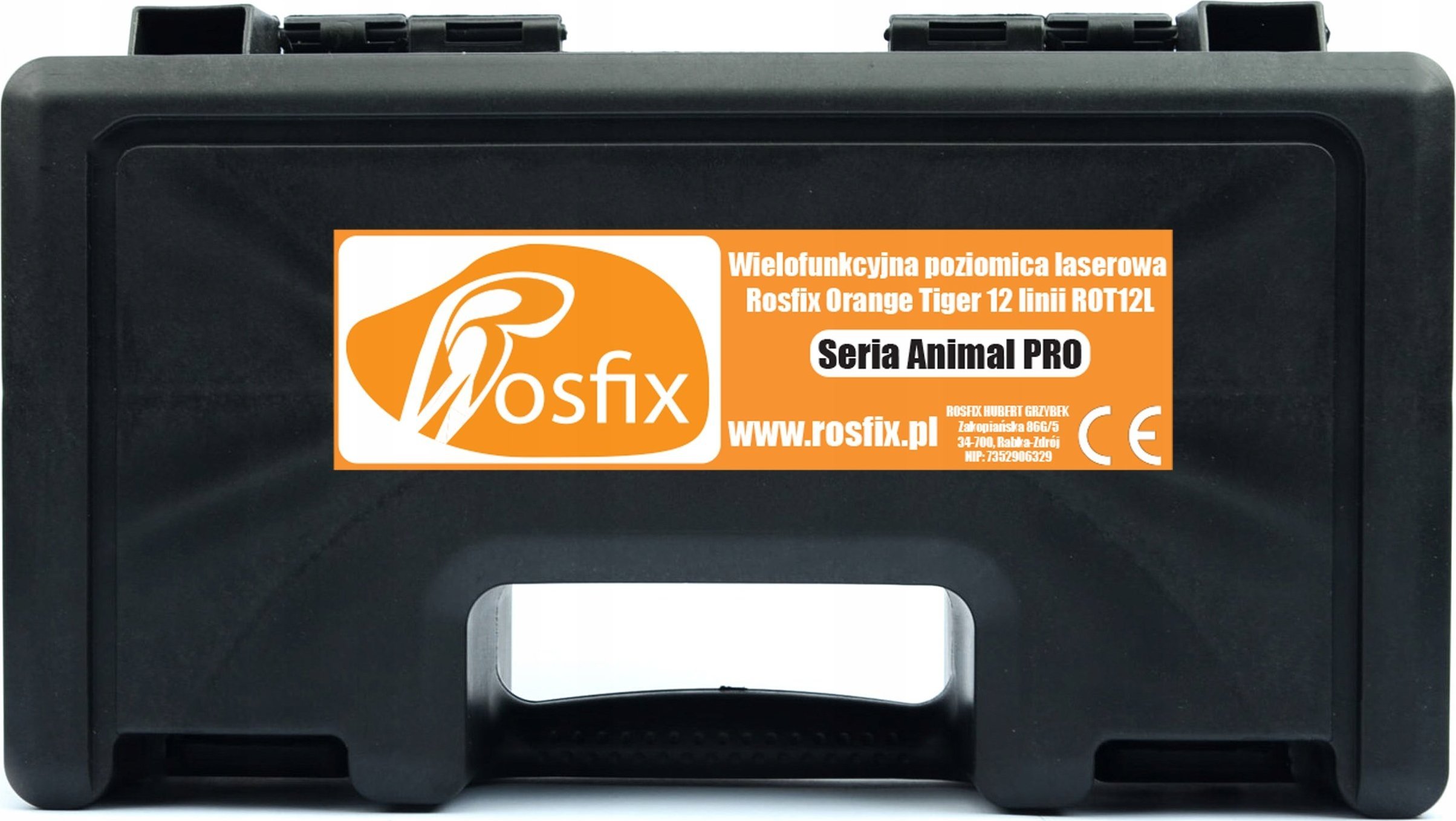 Rosfix LASER KRZYŻOWY POZIOMICA 360 ROSFIX + TYCZKA 350