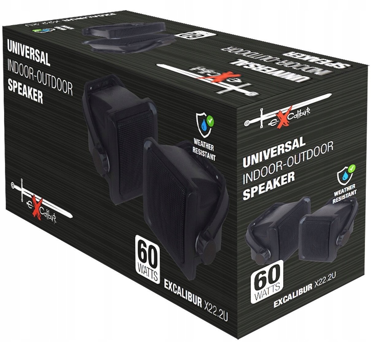 Głośnik samochodowy Excalibur Marine X22.2UW (White)