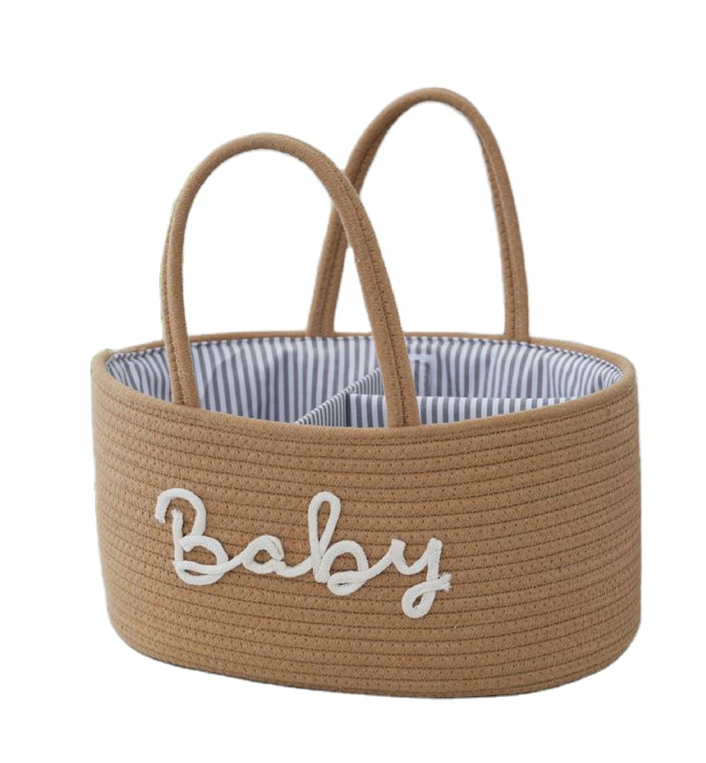 Organizer na pieluszki dla mamy torba na akcesoria niemowlaka brązowa