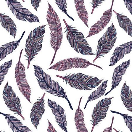 Clear Creation Karnet kwadrat CL0411 Etniczne pióra