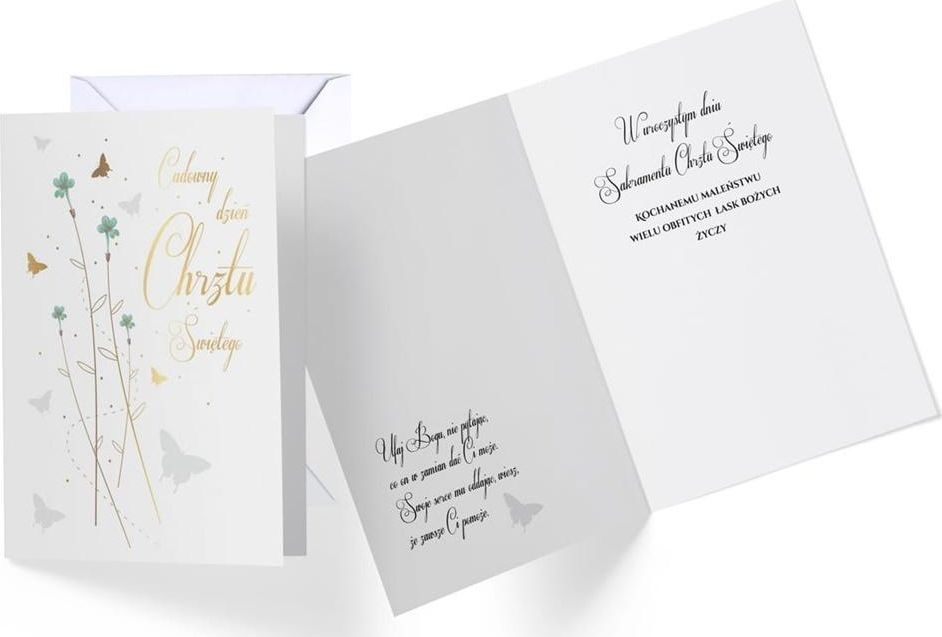KUKARTKA Karnet V-023 Chrzest