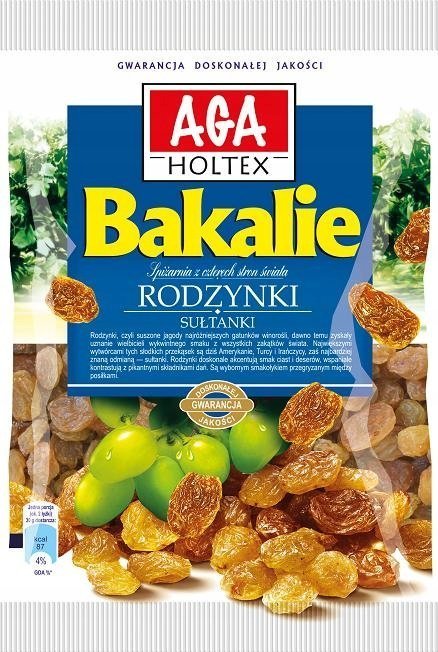Aga Holtex Aga Holtex Rodzynki Sułtanki 200g Bakalie