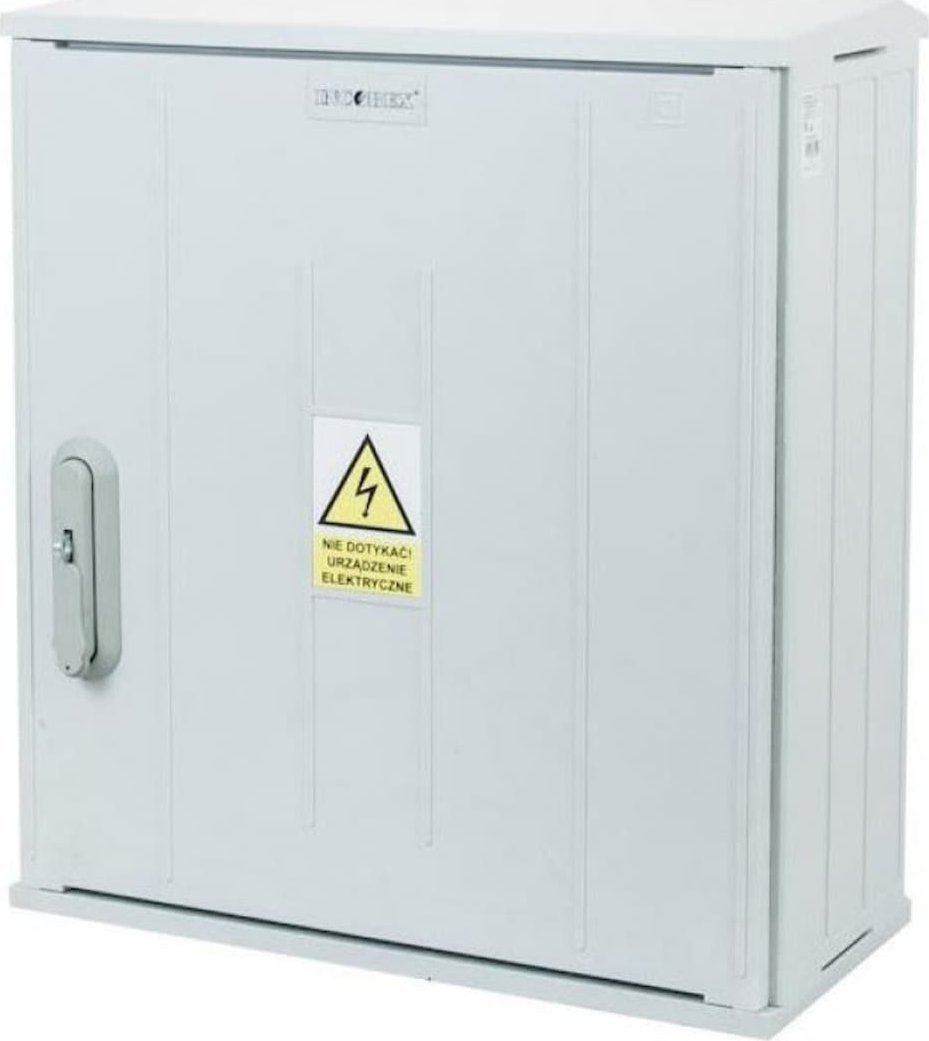 Incobex Obudowa termoutwardzalna STN 53X58 lakierowana IP44 (daszek płaski zamek na wkładke i kłódkę IOB-32210-01-007