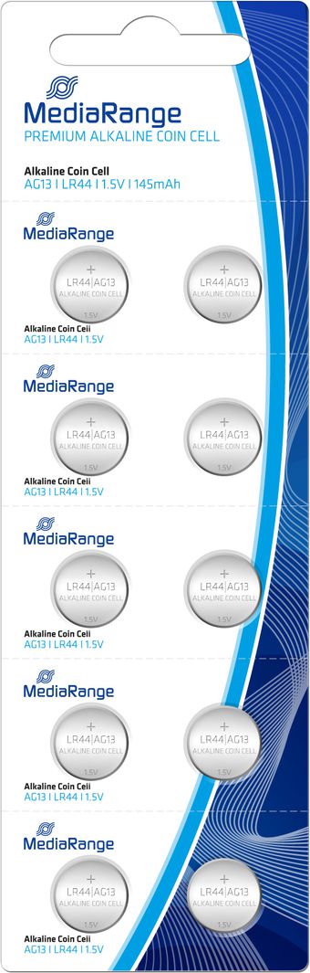 MediaRange Bateria LR44 145mAh 10 szt.