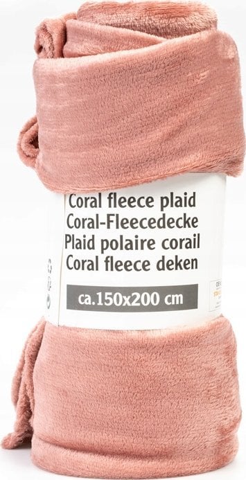 Koc 150x200cm (różowy) (wzór 01)