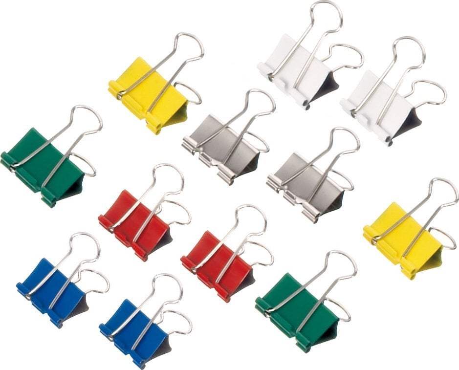 Maul MAUL Original mauly Klammern 19mm 12St/Pck farblich sortiert