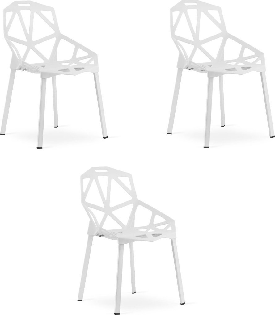 Leobert Krzesło ESSEN - białe x 3
