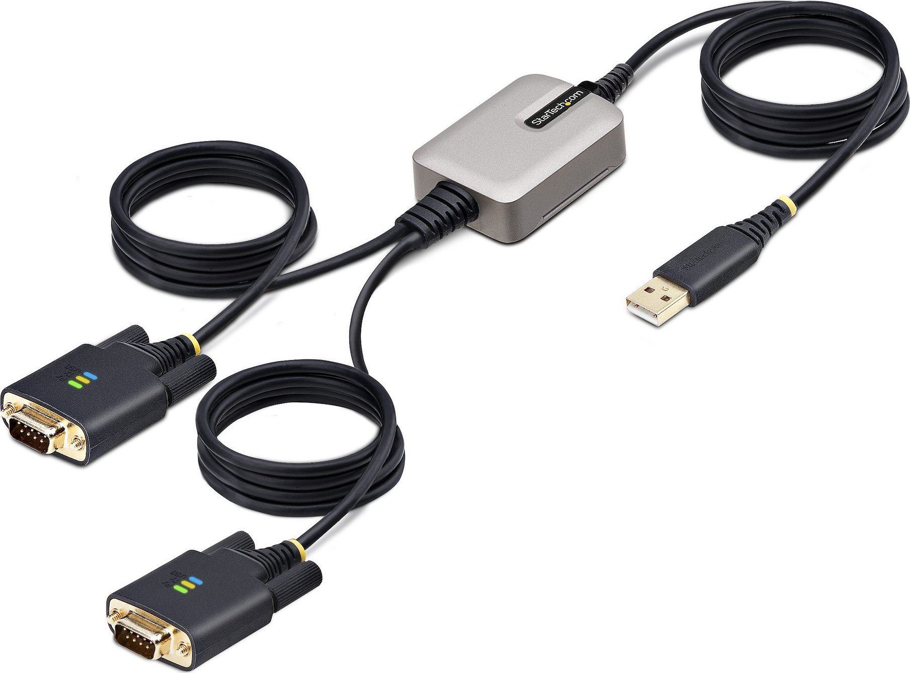 Kabel StarTech Adap Startech 2-Port USB to Seriell 4m
