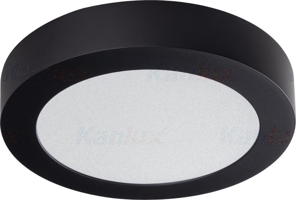 Lampa sufitowa Kanlux OPRAWA LED KANLUX CARSA 12W 4000K CZARNY 12W-NW-B