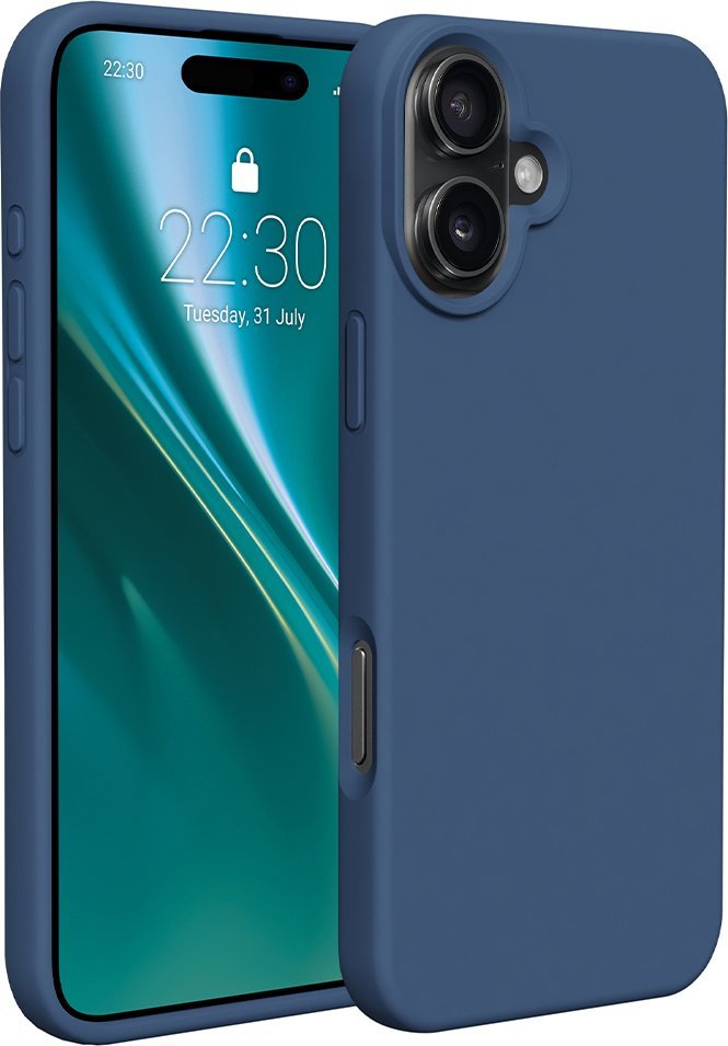 Etteri Nakładka Etteri Silicone Case do iPhone 16 Plus 6,7" ciemnoniebieska
