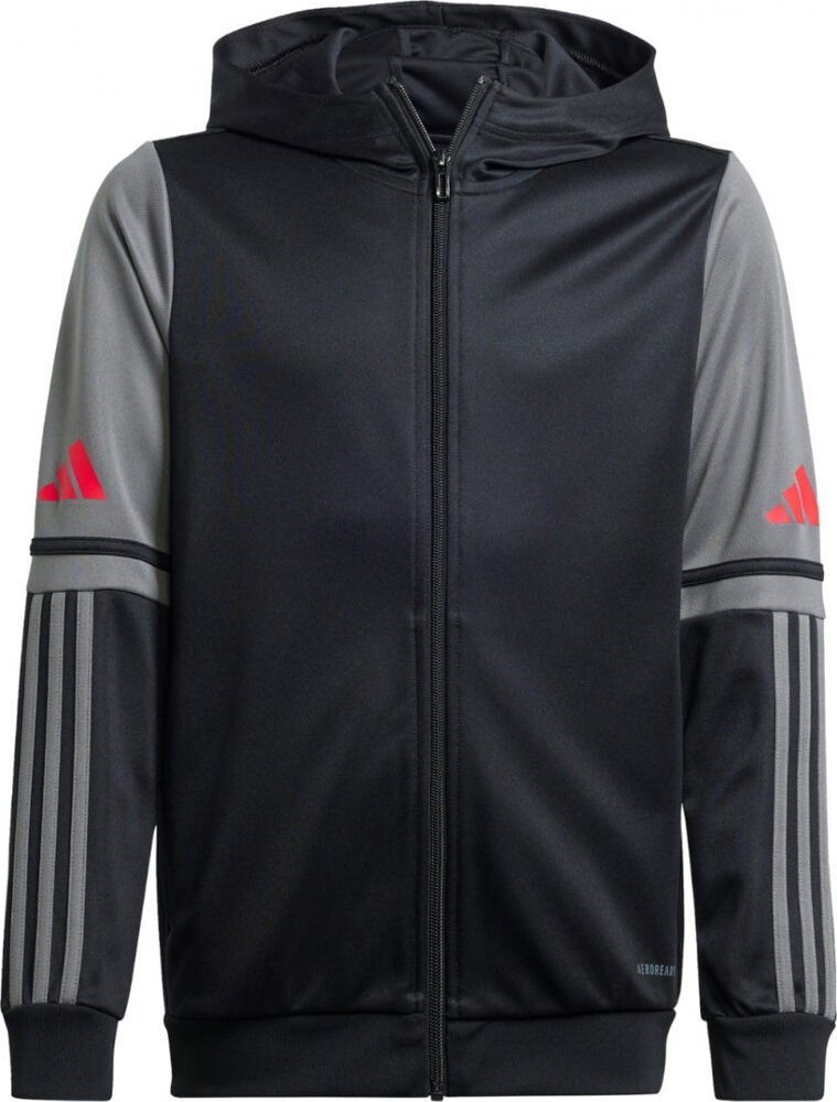 Bluza dla dzieci adidas Squadra 25 Hoodie czarno-szara JD6087 140cm