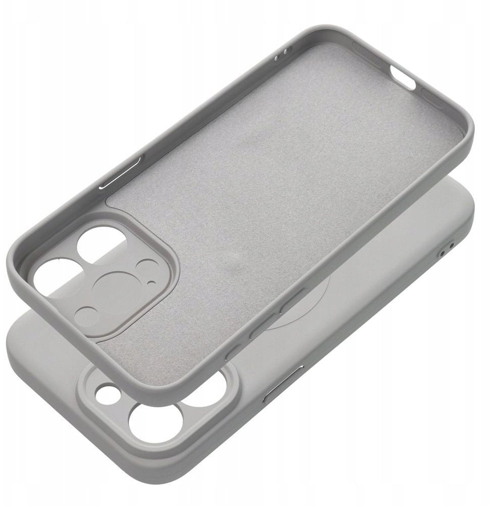 Futerał SILICONE MAG COVER kompatybilny z MagSafe do IPHONE 16 Pro tytanowy