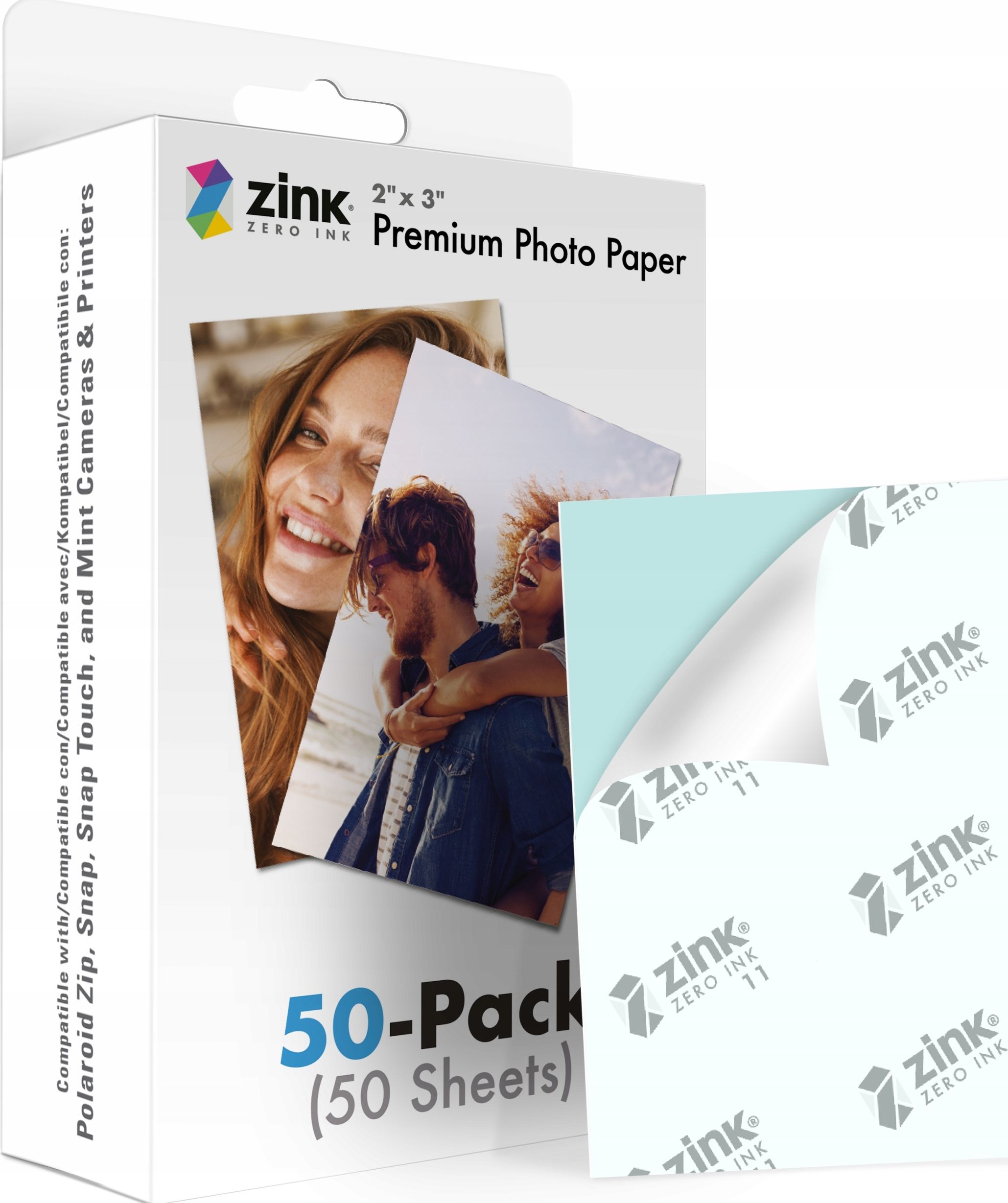 Zink Papier fotograficzny do drukarki 5x7.6 cm (SB6592)