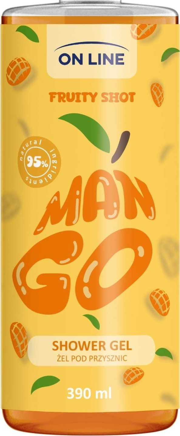 On Line ON LINE Fruity Shot Żel pod prysznic Mango 390 ml