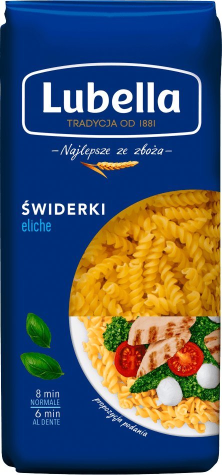 Lubella Lubella Eliche Makaron Świderki 400 g