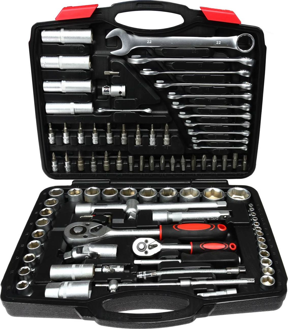 Geko Zestaw kluczy nasadowych torx i płasko-oczkowych 94el.(4)