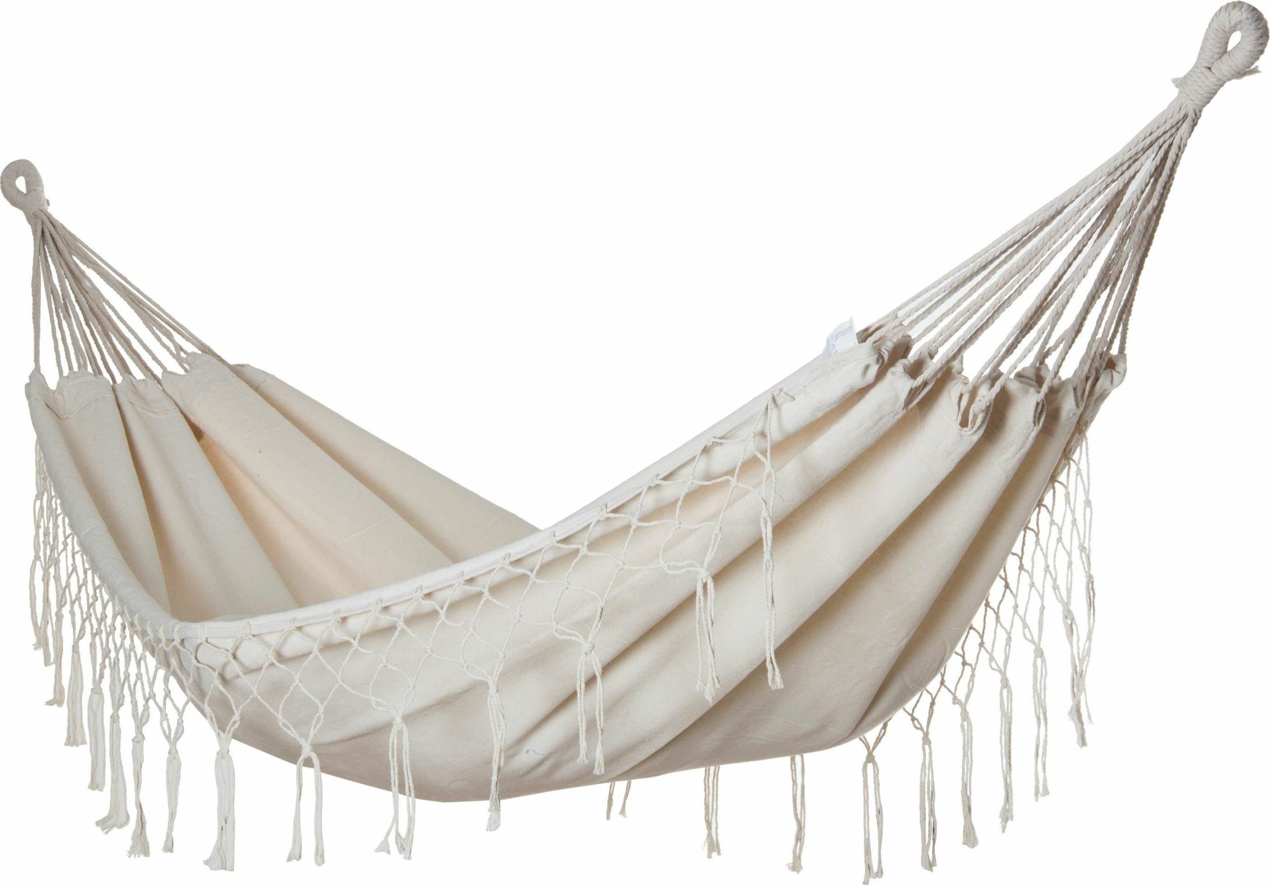 kontrast Duży hamak ogrodowy boho MIDAS 3 100x200 ecru