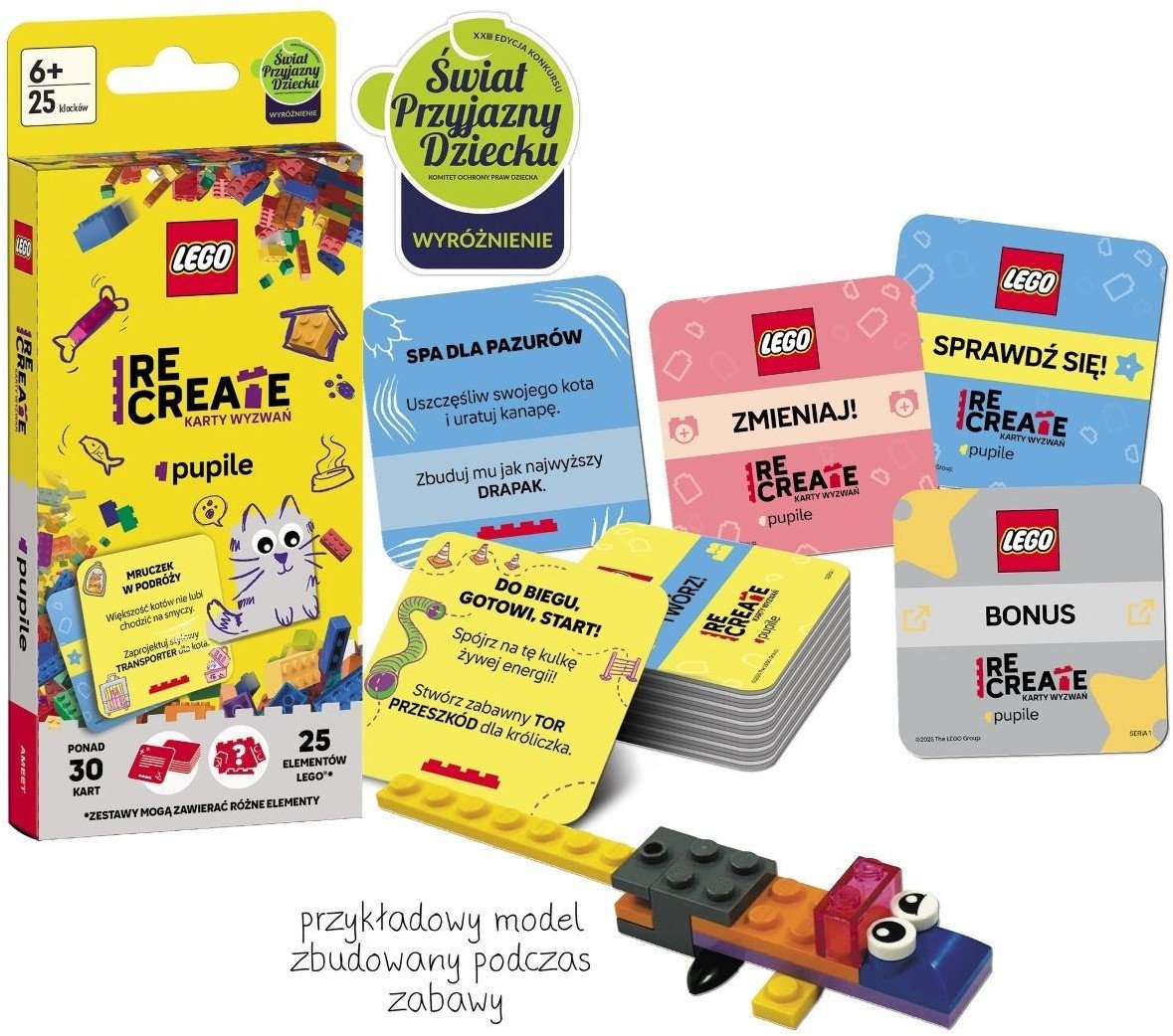 Ameet Lego Recreate. Karty wyzwań. Pupile