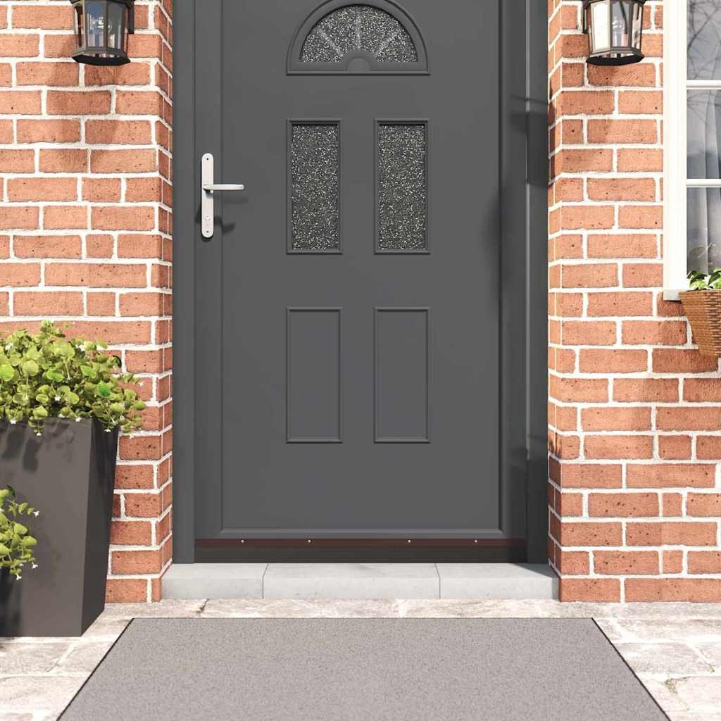 vidaXL Uszczelki z szczotką do drzwi na zatrzask 6 pcs Brązowy 100 cm