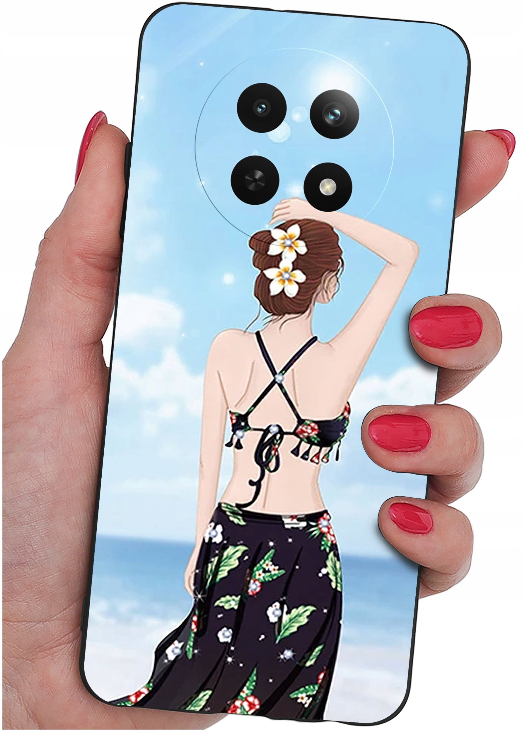 Etui do Realme 12 5G | 12x 5G WZORY |SILIKONOWE MATT CASE + SZKŁO 9H