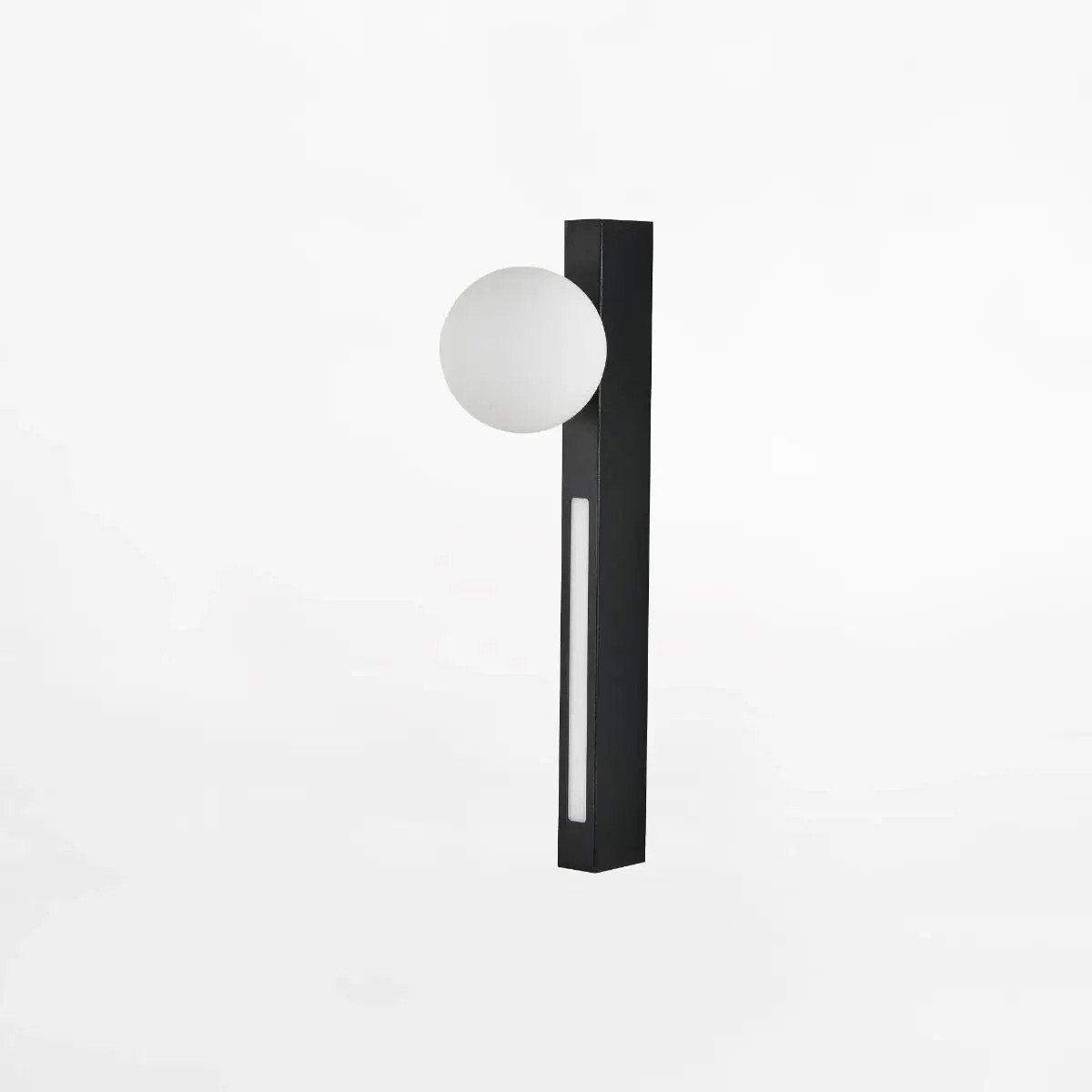 Ścienny kinkiet do jadalni LUND W231102-1 LED 6W 4000K kula czarny