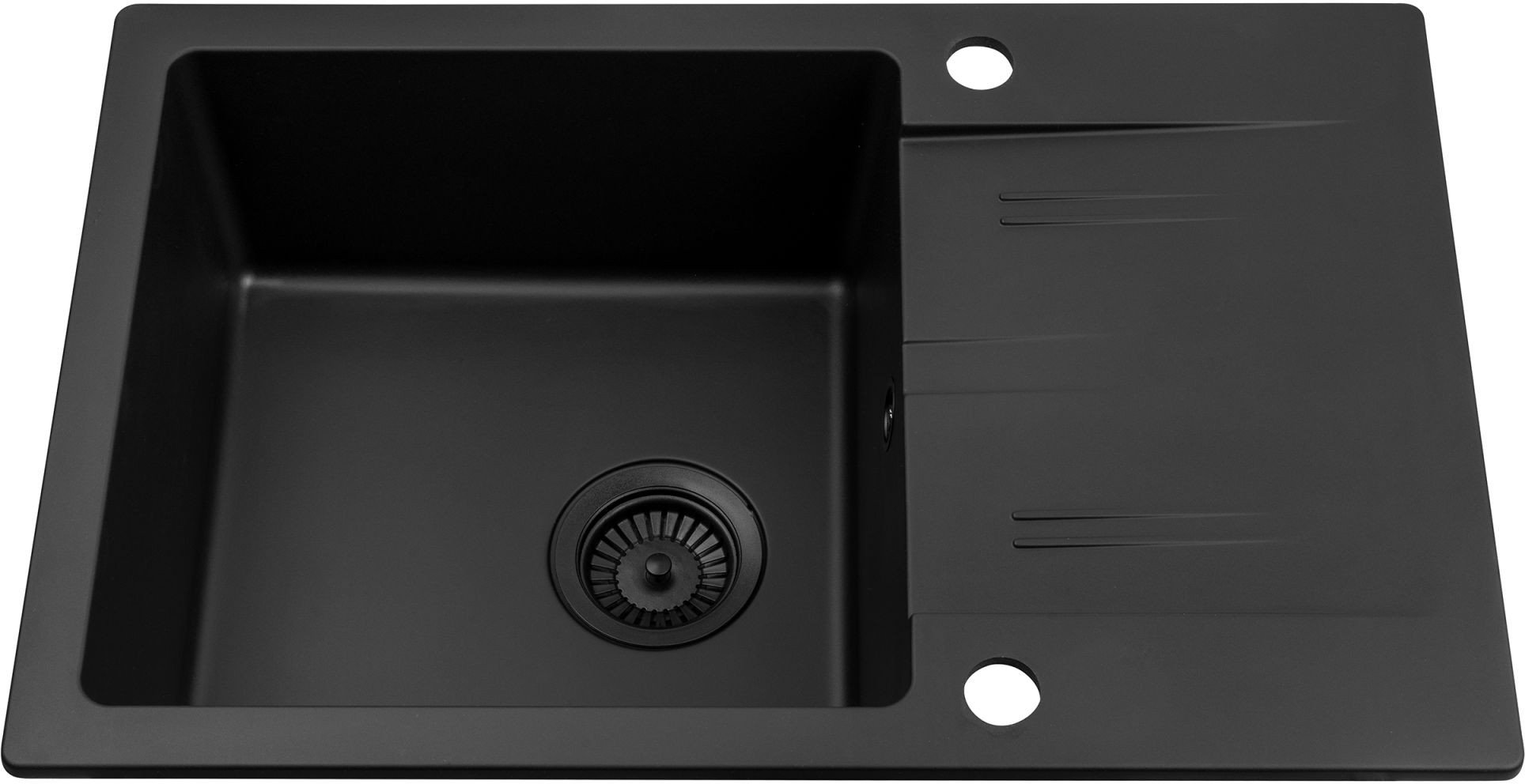 Pyramis Zlew. LEFKADA 68x44 1B 1D volcano Black Edition