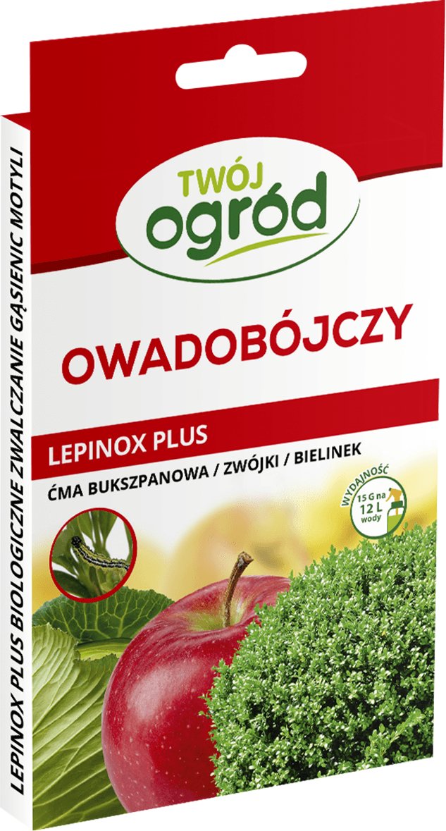 Lepinox Plus 15g (3x5g) (bacillus thuringiensis) Twój Ogród - środek owadobójczy