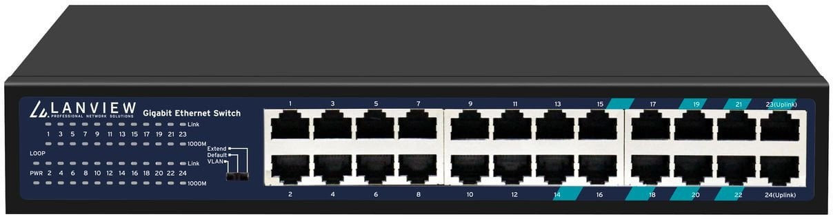 Lanview LVN-1U-24PORT-1G bez kategorii