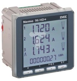 IME S.p.A. Miernik parametrów sieci NEMO 96 HD+ TABLICOWY 1-5A 690V A80-265VAC/110-300VDC Nemo 96 HD+ (MF96021)