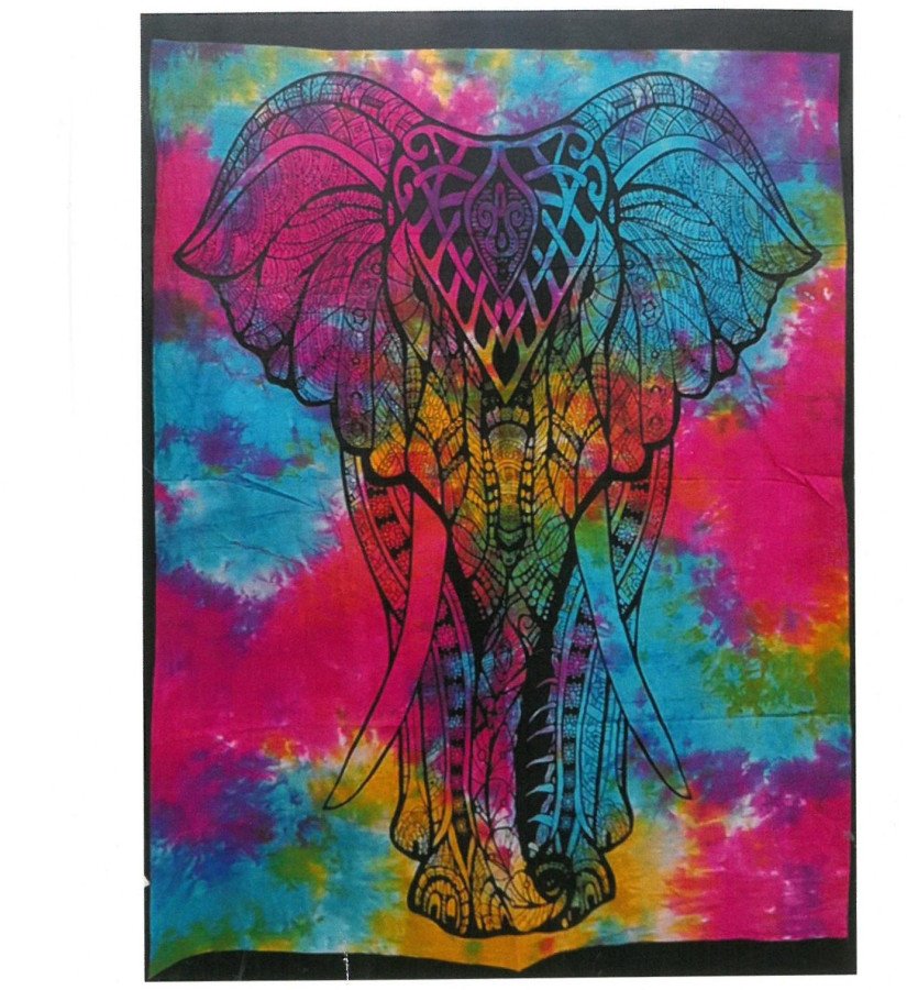 Bawełniane Tkaniny Ścienne - Elephant