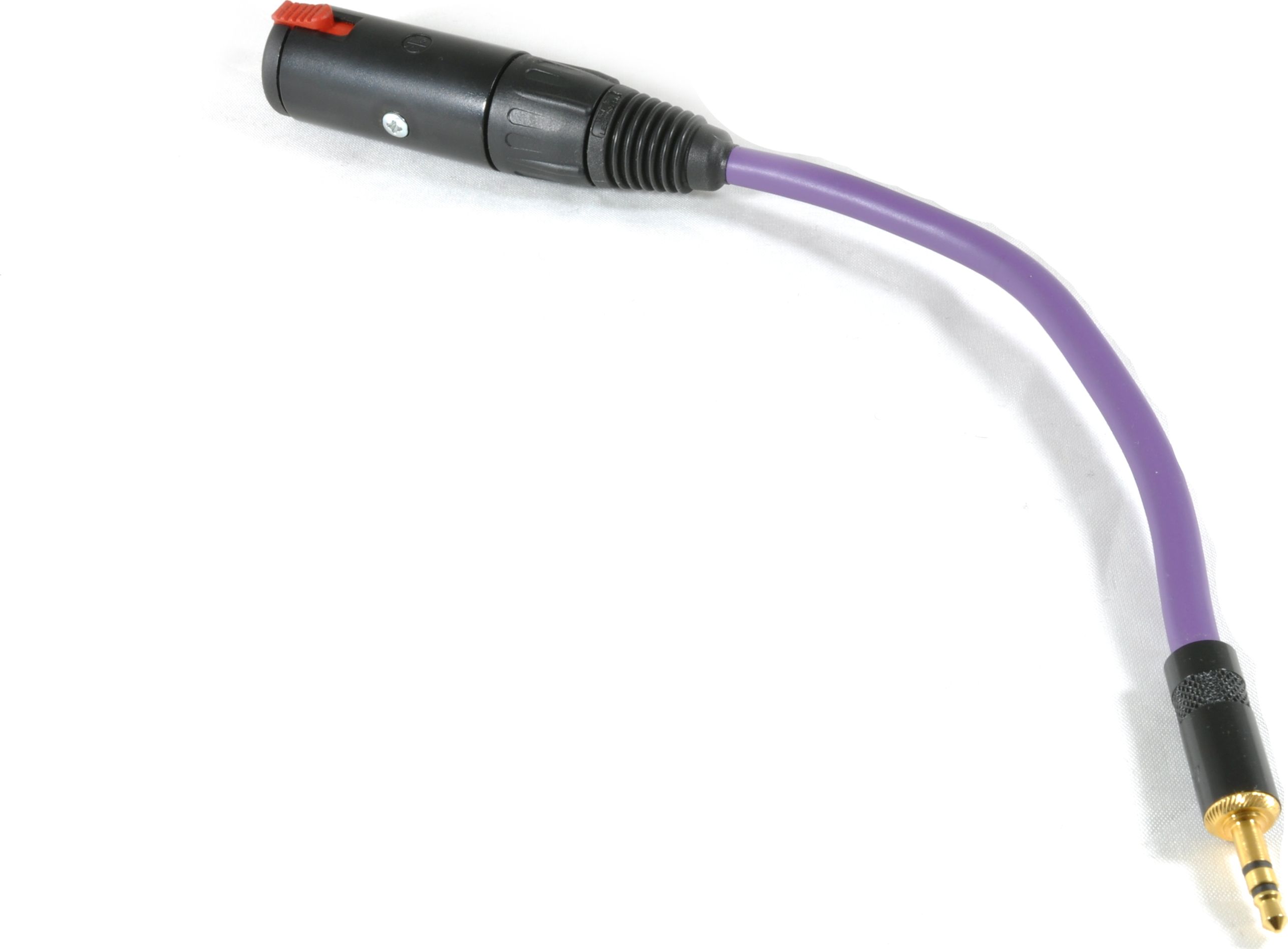 Kabel Melodika Jack 3.5mm - Jack 6.3mm 0.2m fioletowy
