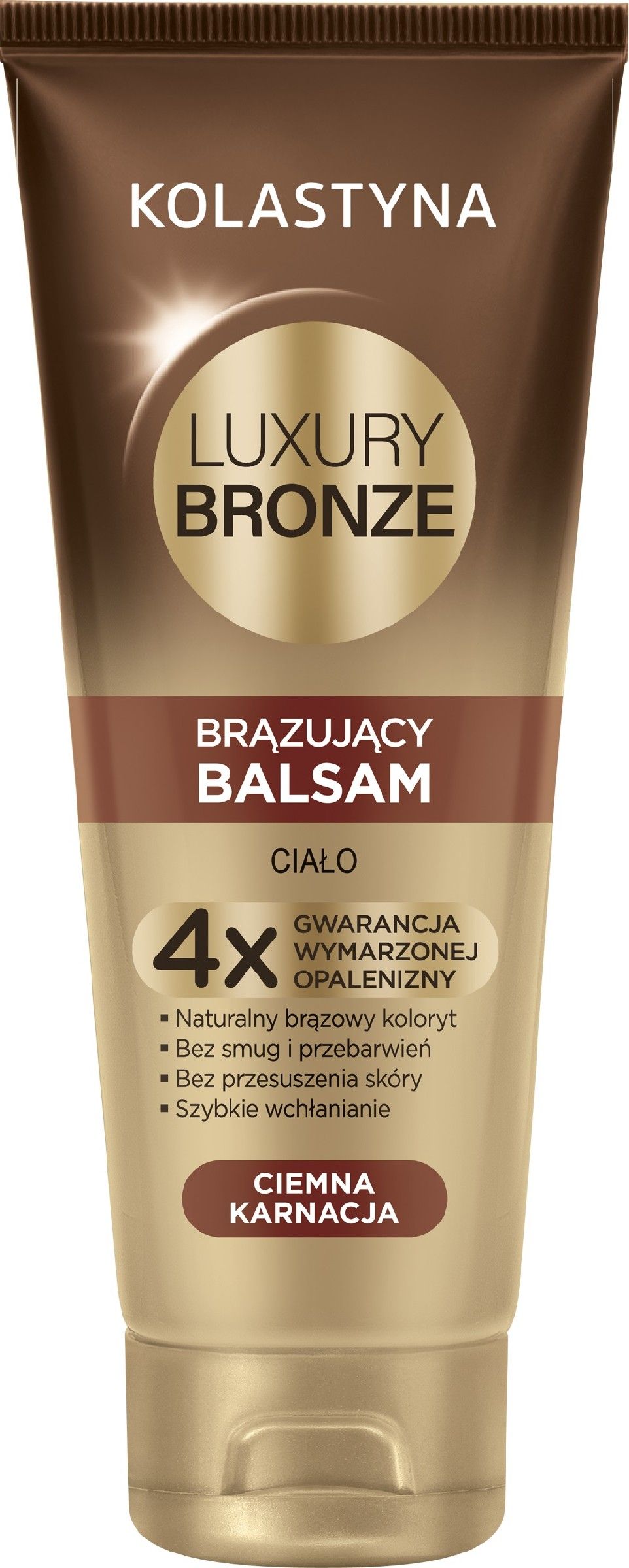 Kolastyna Luxury Bronze Balsam do ciała brązujący do ciemnej karnacji 200ml