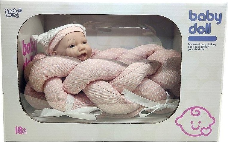 Bobas z kocykiem i butelką 25cm