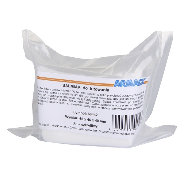 Salmiak do czyszczenia lutownic 65x45x40mm 60442