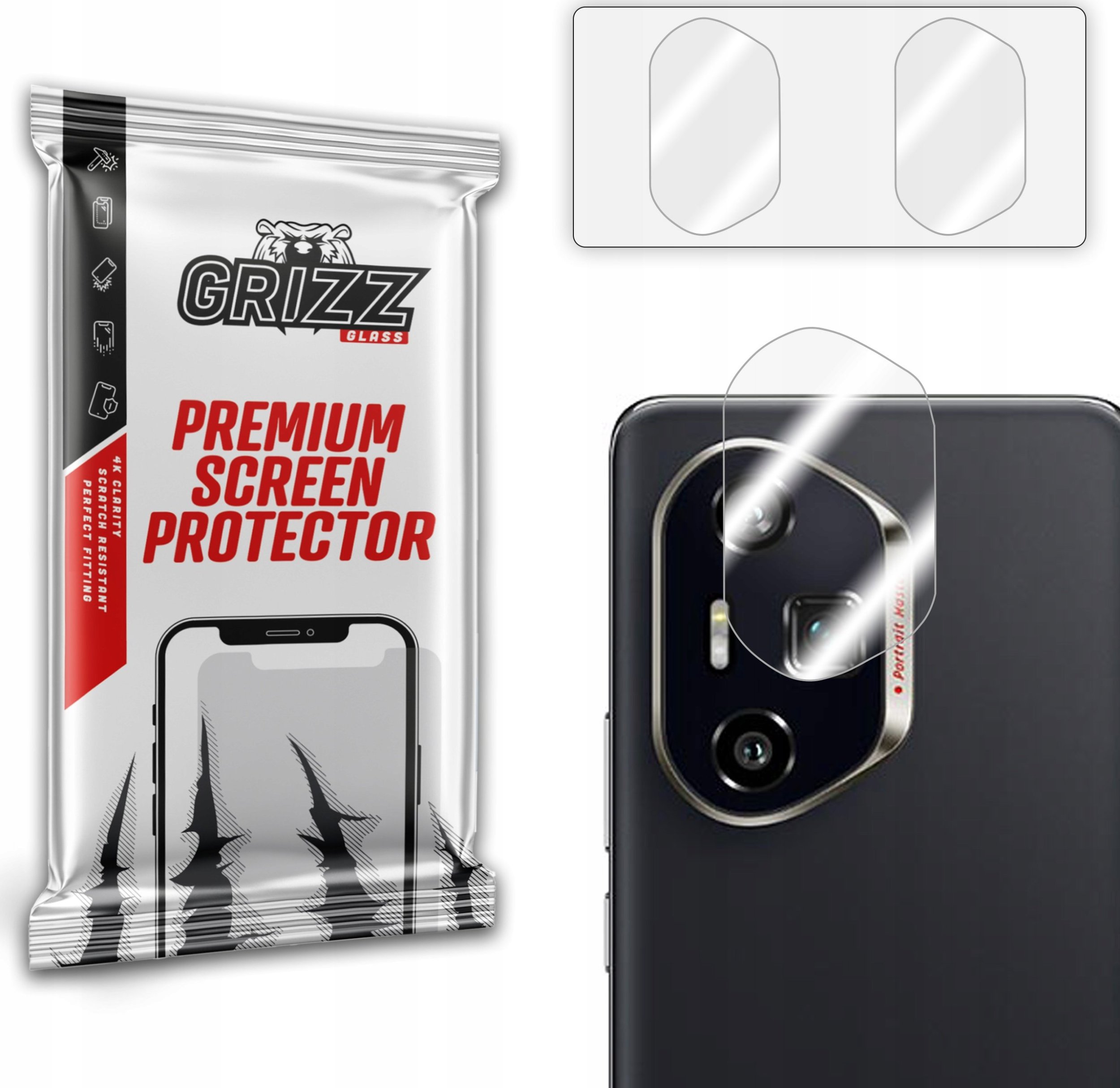 Szkło na aparat GrizzGlass HybridGlass Camera do Honor 300 Ultra