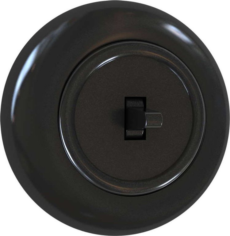 Electromalt Electromalt EX.one Włącznik schodowy z ramką czerń