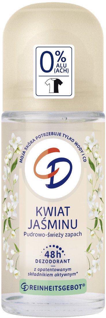 Cd Roll-on Dezodorant w kulce 48H Kwiat Jaśminu 50ml