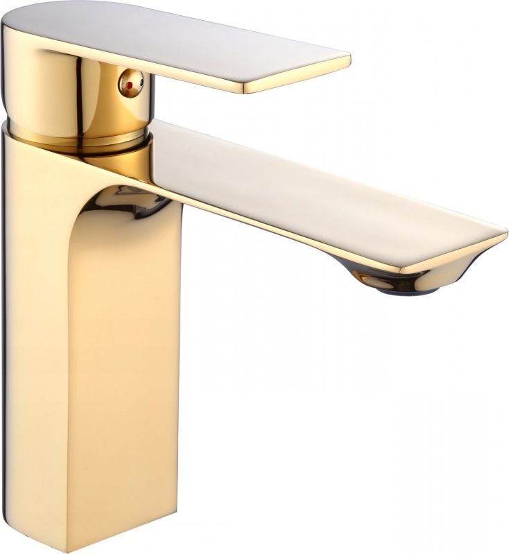 Bateria umywalkowa Mexen Alexa stojąca złoty