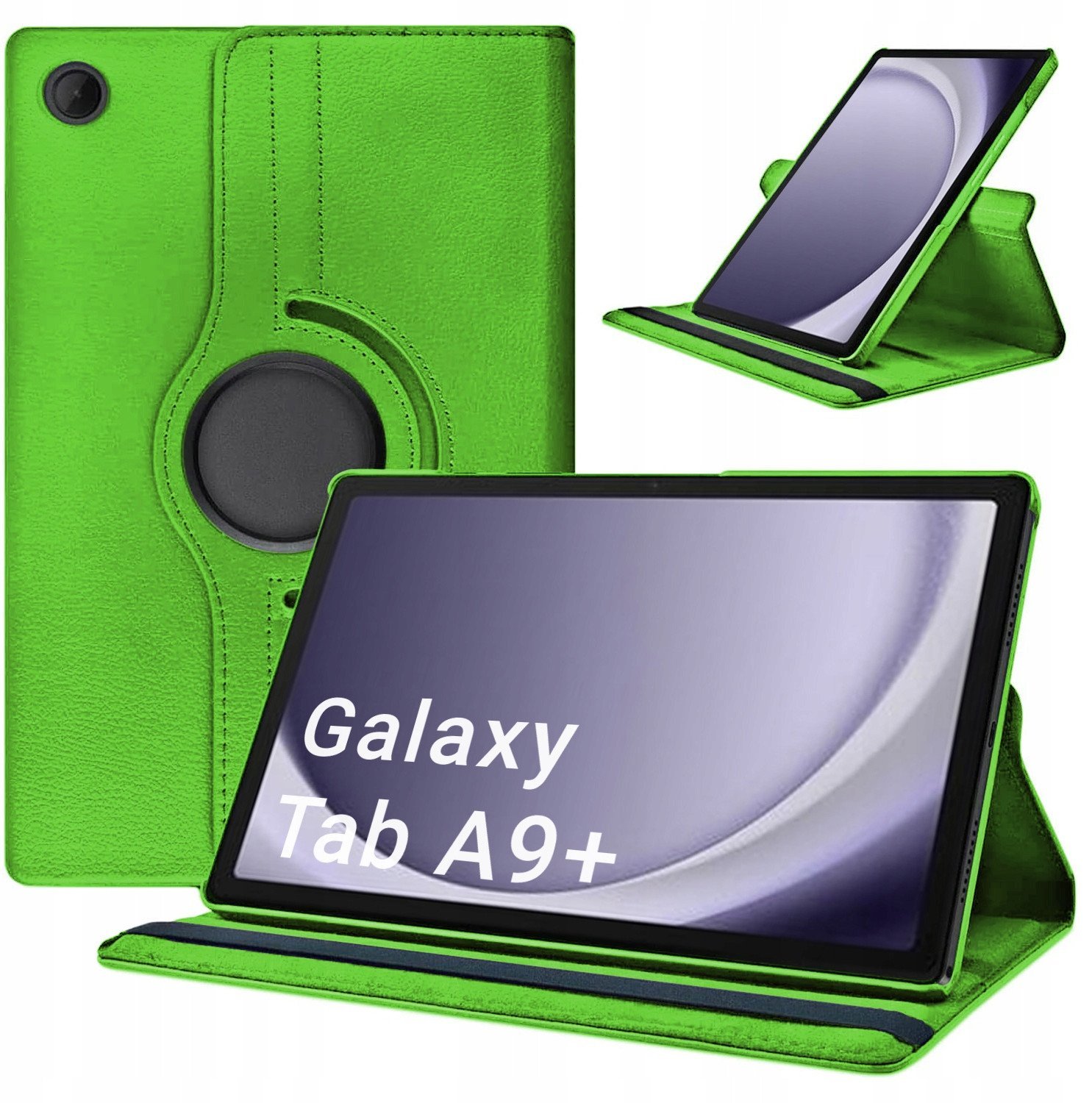 Etui Obrotowe 360 do Samsung Galaxy Tab A9 Plus 11 (Zielone)