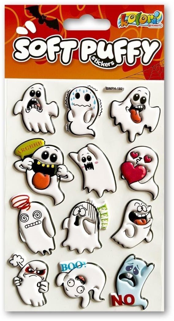Naklejki puffy Halloween Ghosts