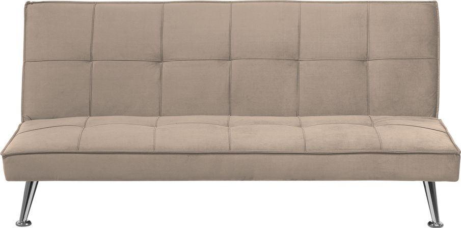 Beliani Sofa rozkładana beżowa HASLE