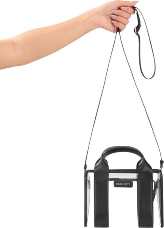 Case-Mate Micro Tote Bag - Wodoodporna torba na ramię (Midnight Black/Clear)