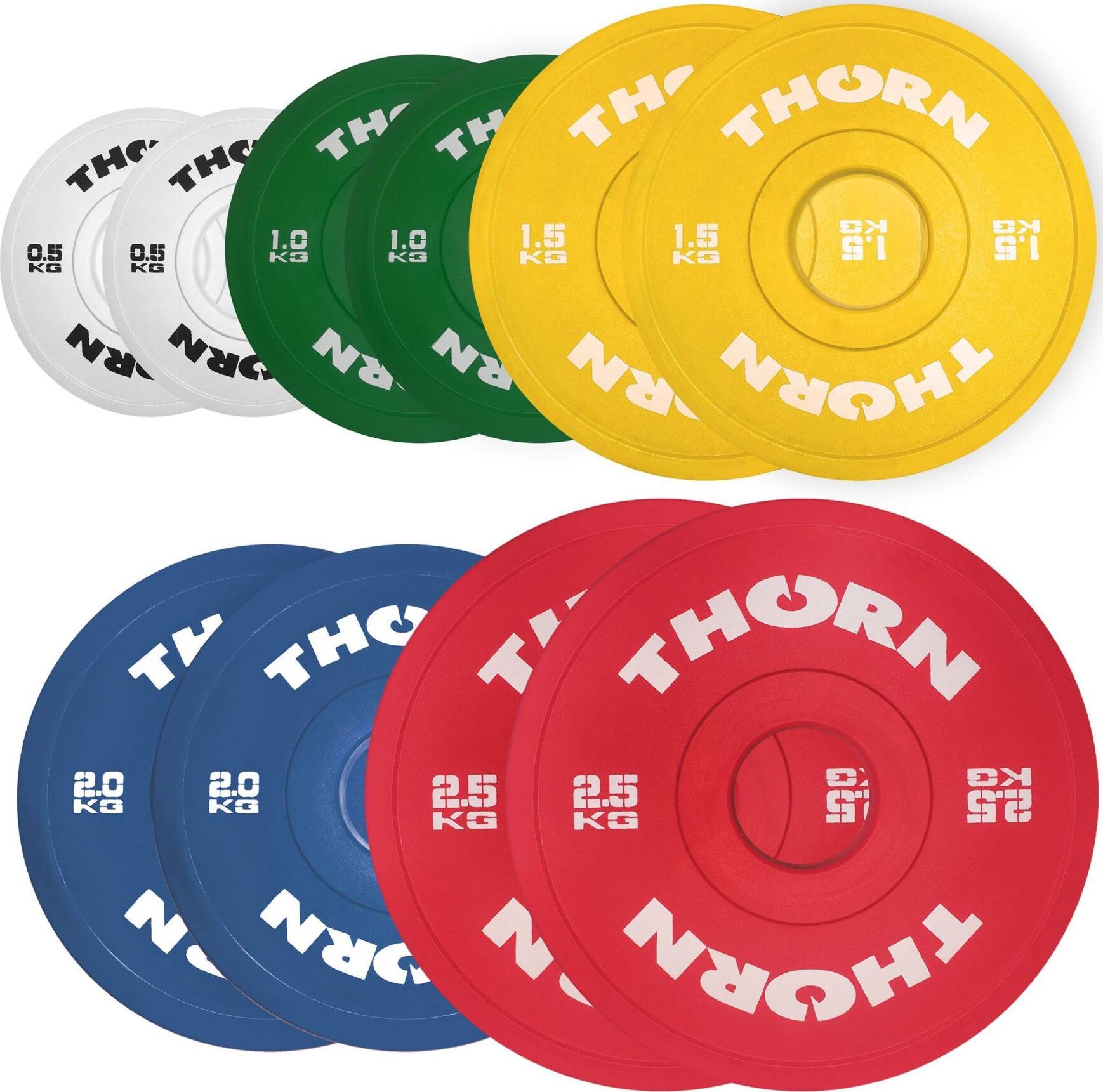 Thorn+Fit Zestaw nakładu obiążeń do gryfu i sztangi Thorn Fit FRACTIONAL