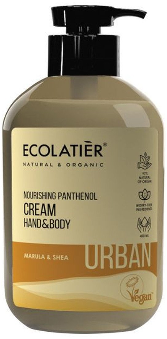 Ecolatier Urban Krem odżywczy do rąk i ciała z pantenolem 400ml