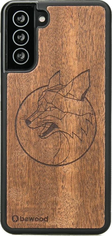 BeWood Drewniane Etui Samsung Galaxy S21 LIS MERBAU